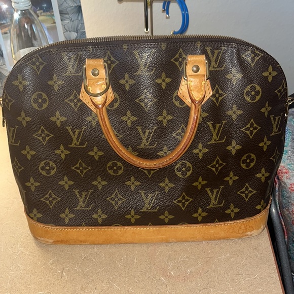Louis Vuitton Alma Brown Handbag Monogram Canvas MM - Picture 2 of 16